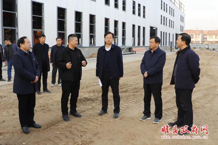 縣委書記曹廣闊一行深入亞新窯爐研發(fā)中試基地調研項目情況